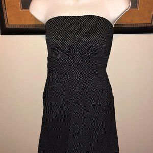 Mixxology Women's Black and White Polka Dot Dress